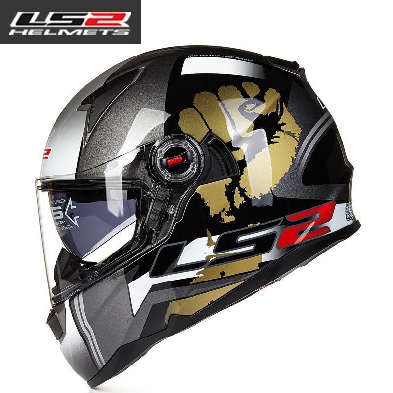 Acquista Ls2 Ff396 Fibra Di Vetro Casco Integrale Motociclo Casco Doppia Lente Con Caschi Airbag Ece Capacete Motoqueiro Casco Moto A 81 53 Dal Jihua Company Dhgate Com