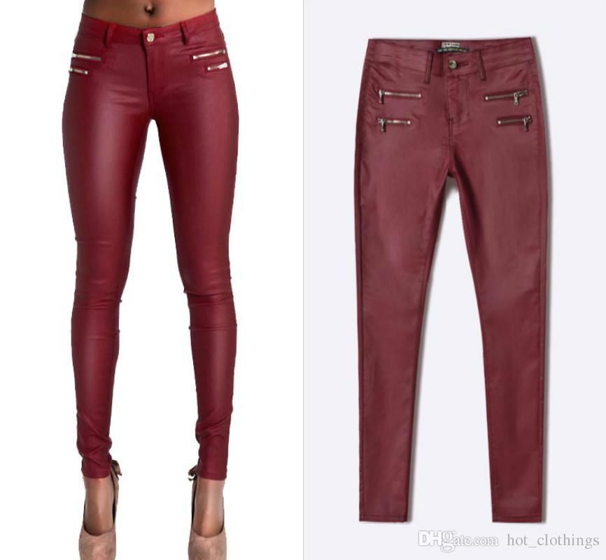 calça jeans vinho feminina cintura alta