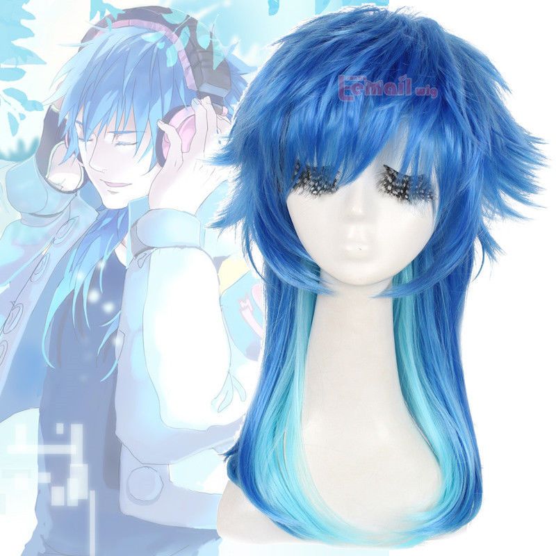 Dmmd Dramatical Murder Seragaki Aoba Mix Color 50cm Long Curly