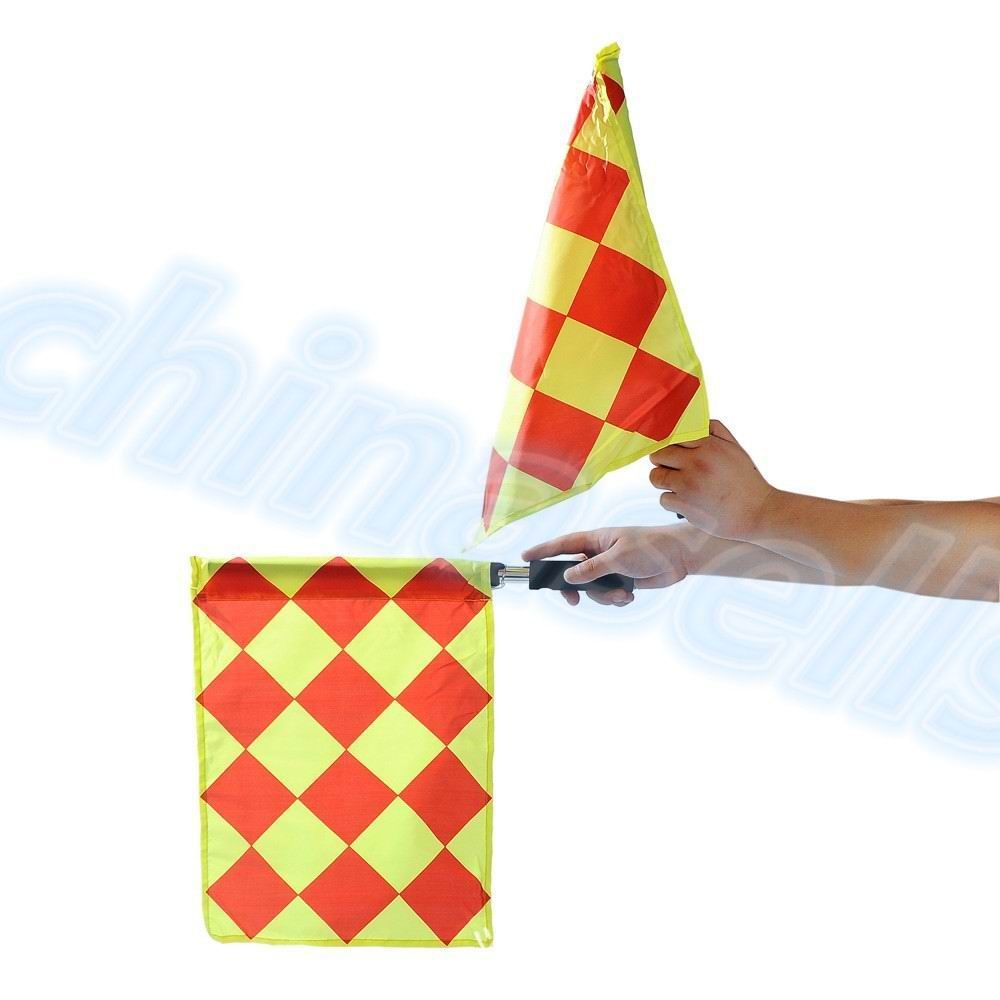 Discount Soccer Referee Flag With Bag Football Judge Sideline Sports
