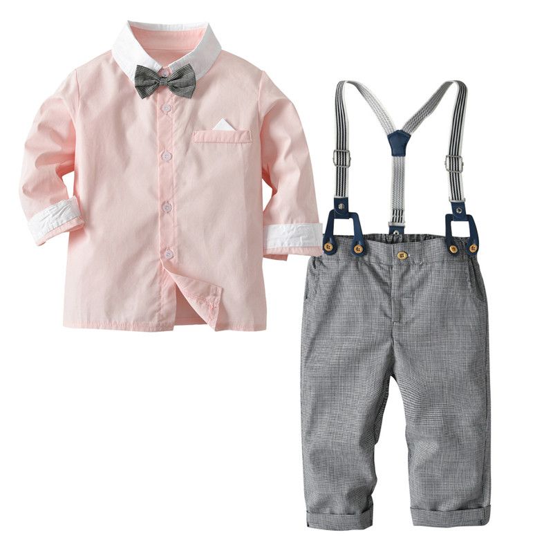 Pantalones Trajes para niños Traje nuevo Conjunto de ropa para niños Camisa
