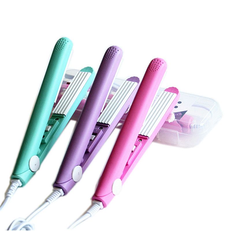 Mini Electric Hair Curler Curling Irons Hair Straightener Crimper