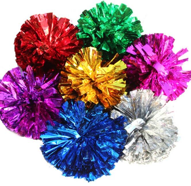 Pom Poms Cheerleading 50g Cheering Pompom Metallic Pom Pom Cheerleading
