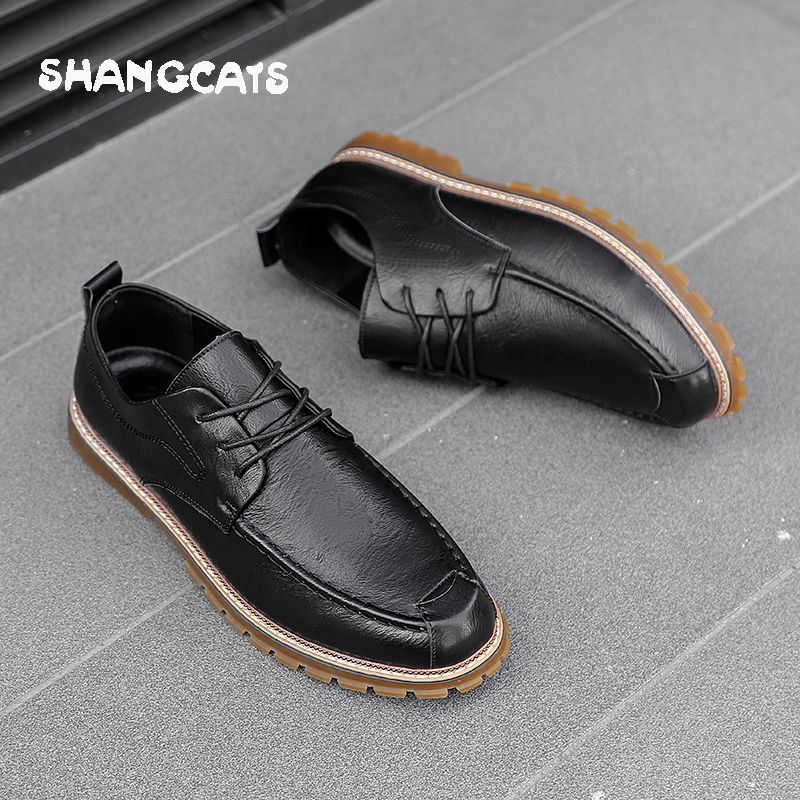 Mens Dress Shoes Man Leather Shoes 