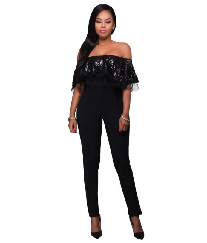 tube top black jumpsuit