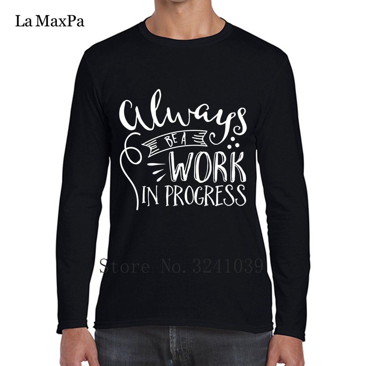 La Maxpa Work In Progress Fun Tee Shirt 