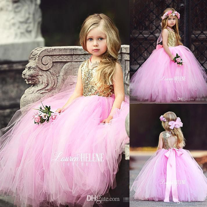 pink and gold princess dress