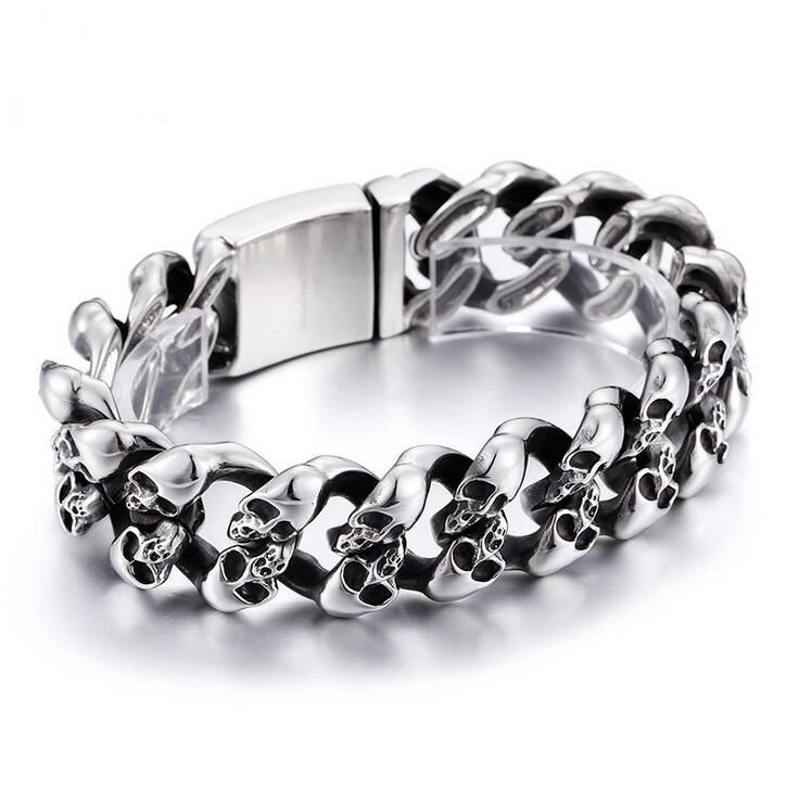 vintage skull bracelet