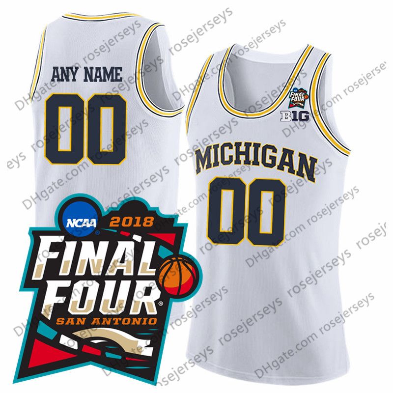 Weiß mit 2018 Final Four Patch