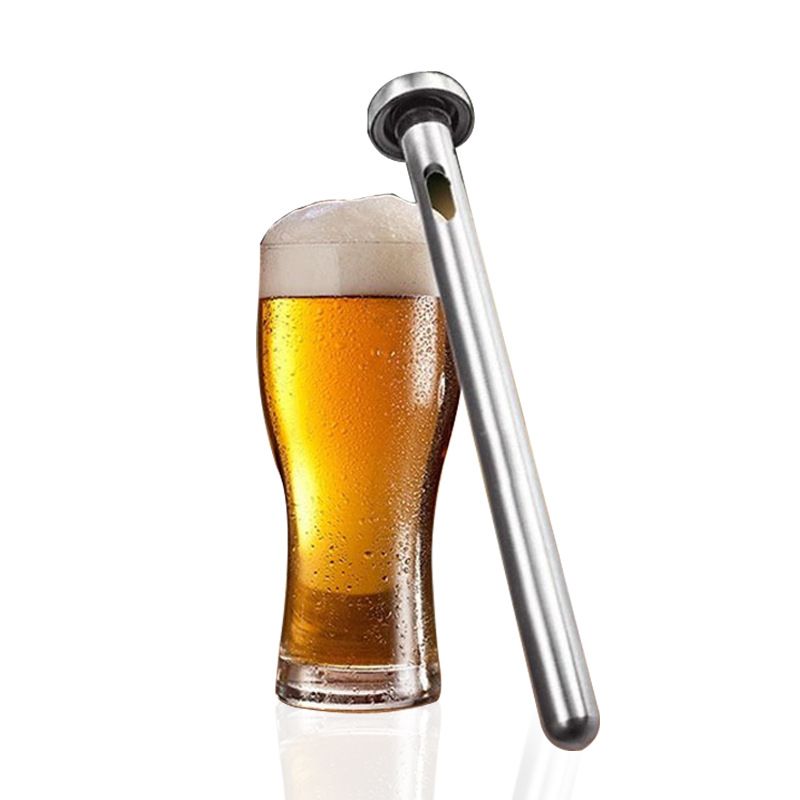 Asta di raffreddamento per refrigeratore di bottiglie di birra per vino rosso in acciaio inossidabile 2 ‑ in ‑ 1 con utensili da cucina