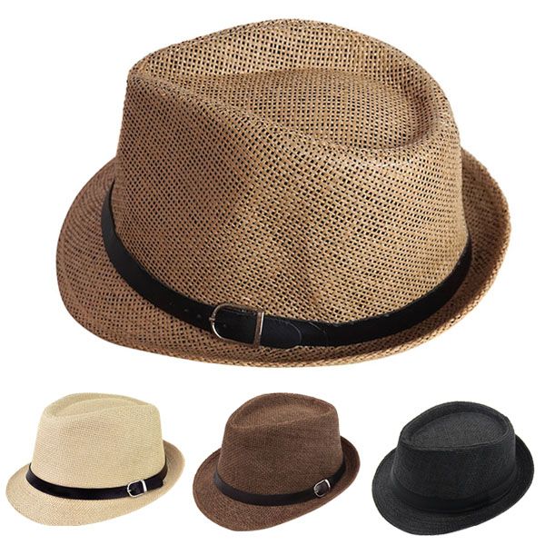 fedora hat straw woman