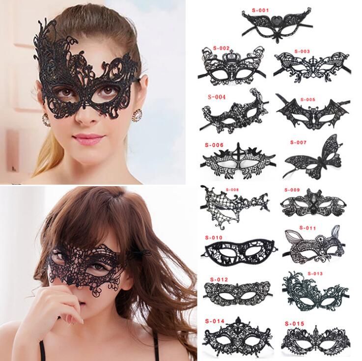 Sexy Lovely Lace Halloween Masquerade Masks Party Masks Venetian