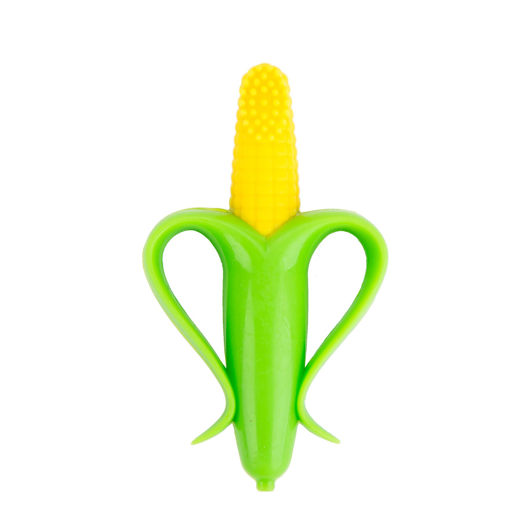 Silicone Healthy Hand Shaped Infant Mouth Care Baby Teether Grinding Teething
