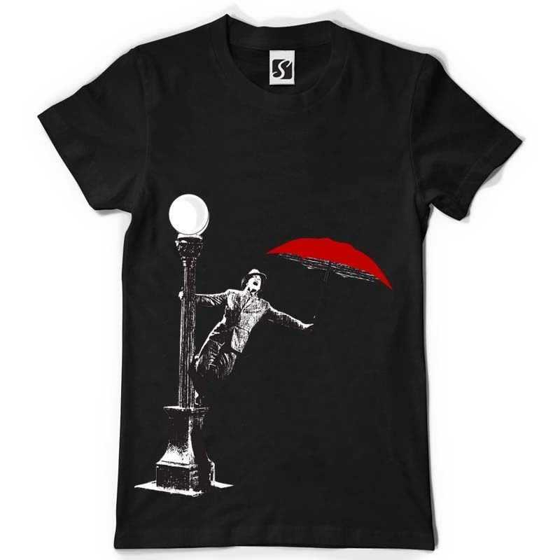 Diseño Exclusivo De Camiseta Para Hombre Cantando Bajo La Lluvia Sb017 Camiseta Negra Camisetas Personalizadas De Alta Calidad Con Estampado Camisetas Hipster De 22,99 € | DHgate