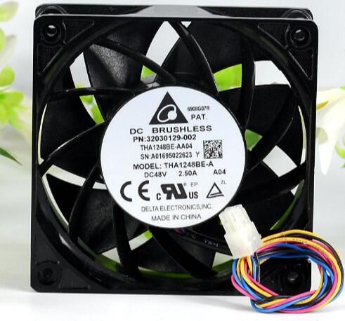 For Delta THA1248BE 48V 2.50A 12038 12cm Aluminum frame fan FREE SHIPPING 
