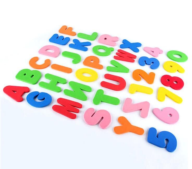 2020 Baby Foam Letter And Numbers Stickers Water Stickers Toy Kids