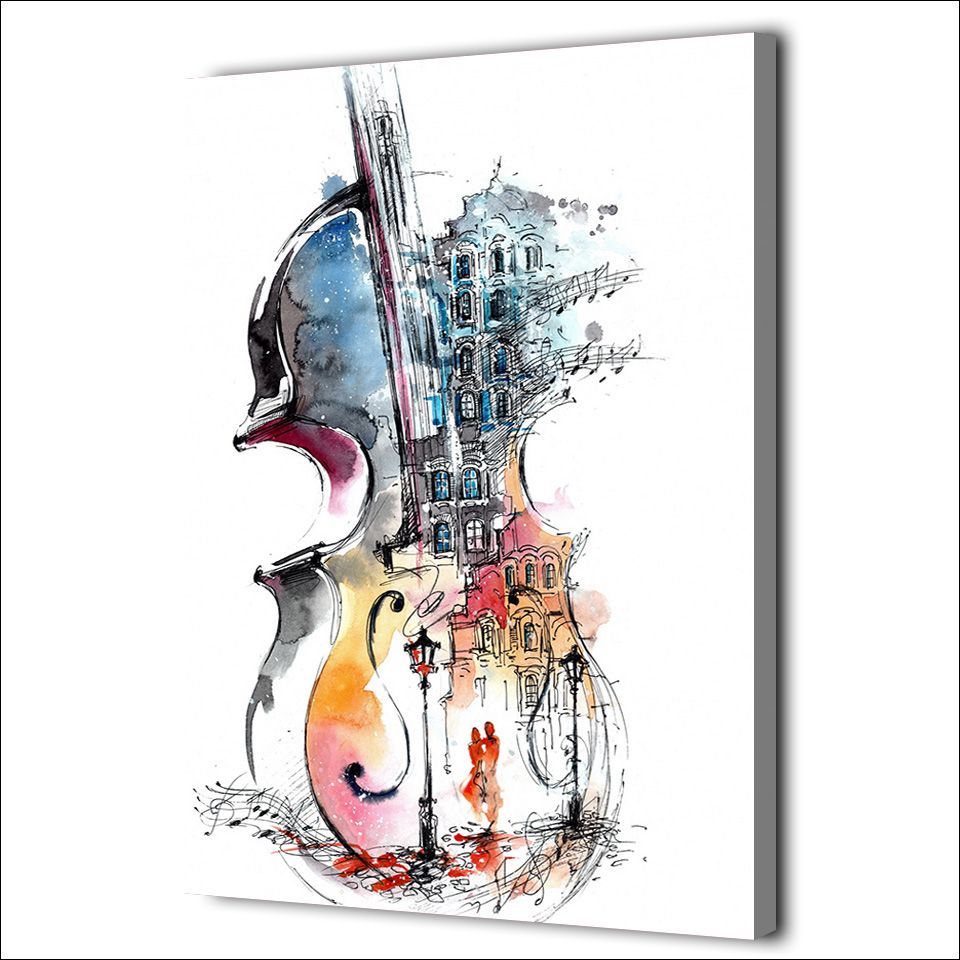 Aufkleber Abstrakte Kunst Hintergrund Musik Pixers Wir Leben