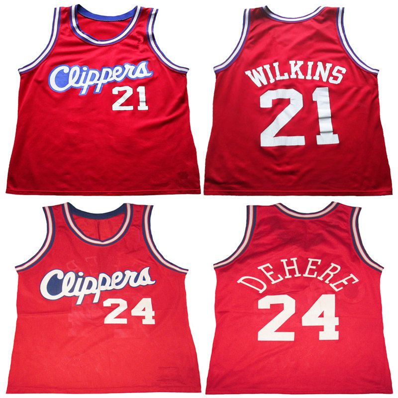 dominique wilkins clippers jersey