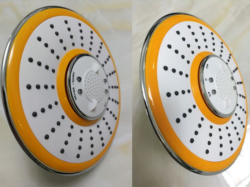 2020 Bathroom Shower Head Music Rain Shower Bluetooth Speaker Telephone Led Bathroom Hardware