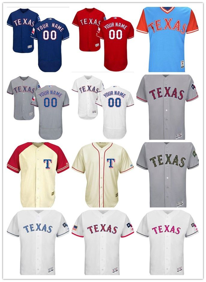 texas rangers jersey red