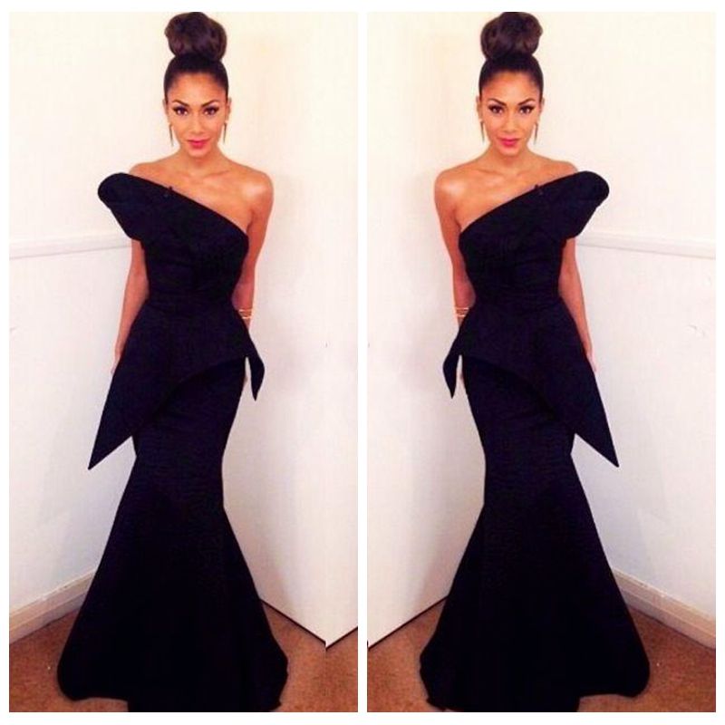 michael costello black dress