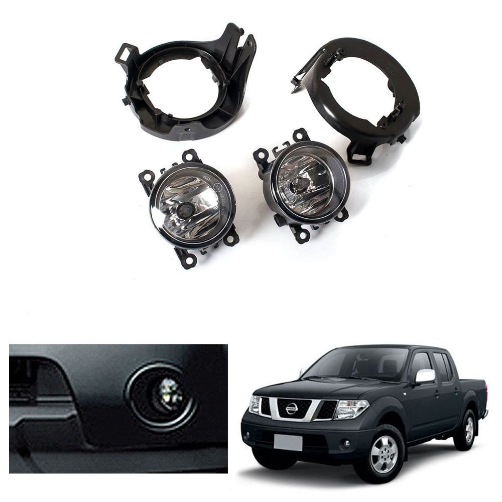 Car Fog Lights For Nissan Frontier Navara D40 D22 2011 Clear Halogen BulbH11 12V 55W Front Fog