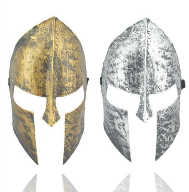 Ubauta Masque de gladiateur romain de guerrier spartiate grec antique pour la fête de costume de mascarade/mardi gras/fantôme de l'opéra/bal 