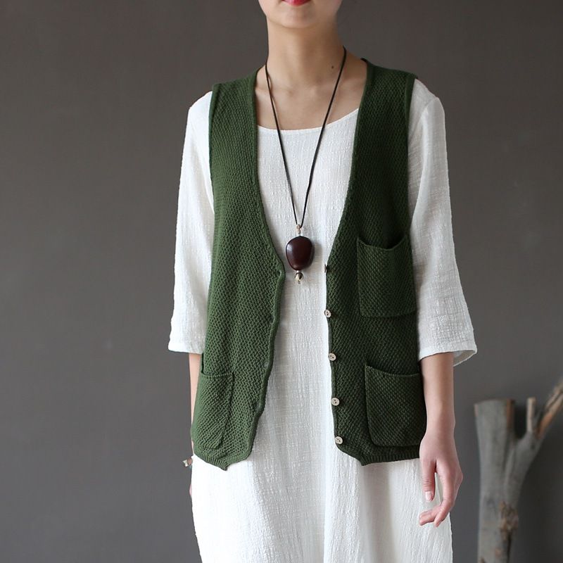 SERAPHY WOOKIT Uomo Donna Maglione Gilet in Cotone Senza Maniche con Scollo a V Ragazze Ragazzi Maglione Lavorato a Maglia Classico per Primavera Autunno Inverno SERAPHY WOOKIT Uomo Donna Maglione Gilet in Cotone Senza Maniche con Scollo a V Ragazze Ragazzi Maglione Lavorato a Maglia Classico per Primavera Autunno Inverno