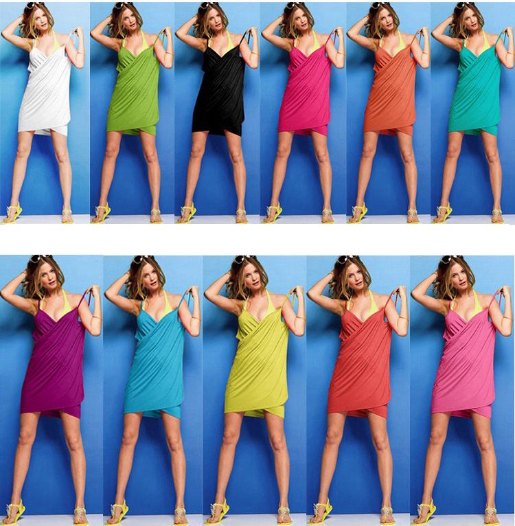 ladies towelling beach dress