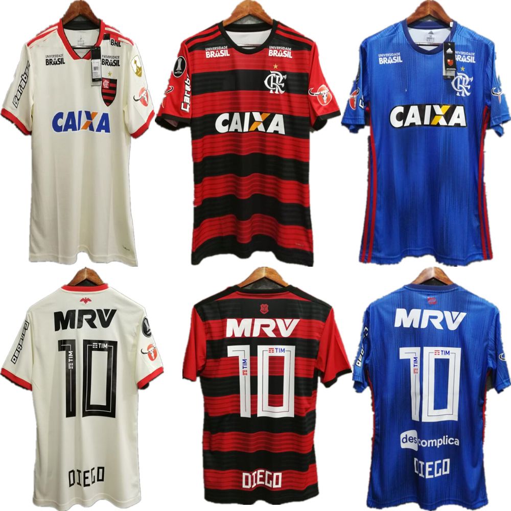 2021 Perfect 2018 Flamengo Soccer Jerseys Full Sponsor Home Away Third ...