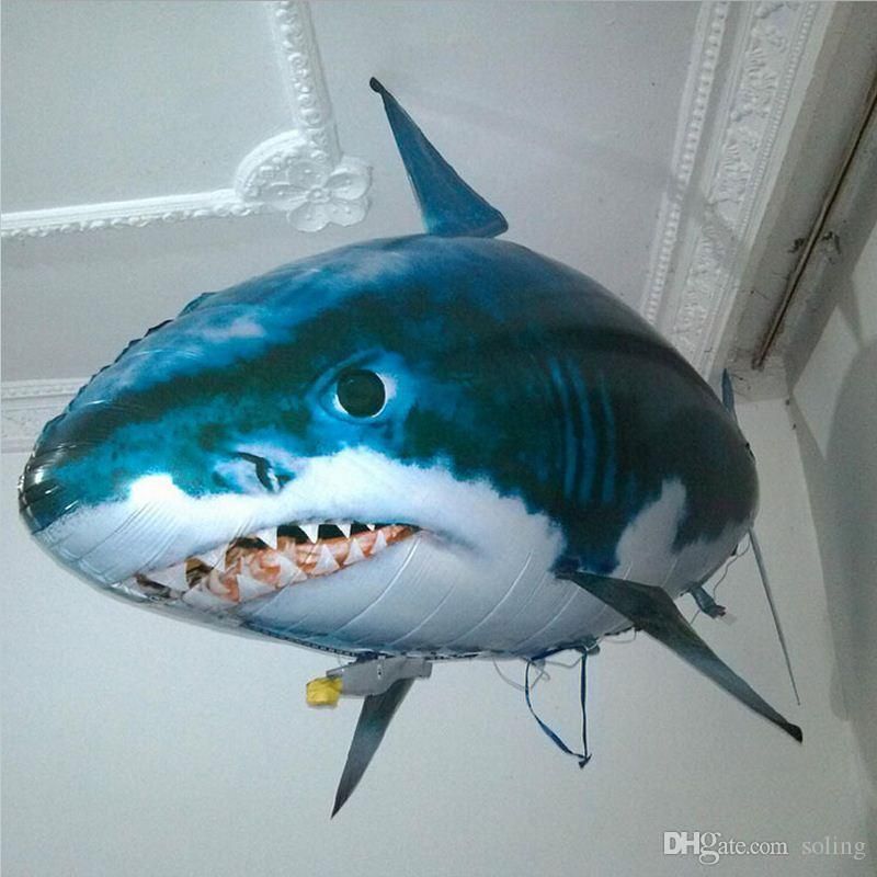 remote shark balloon