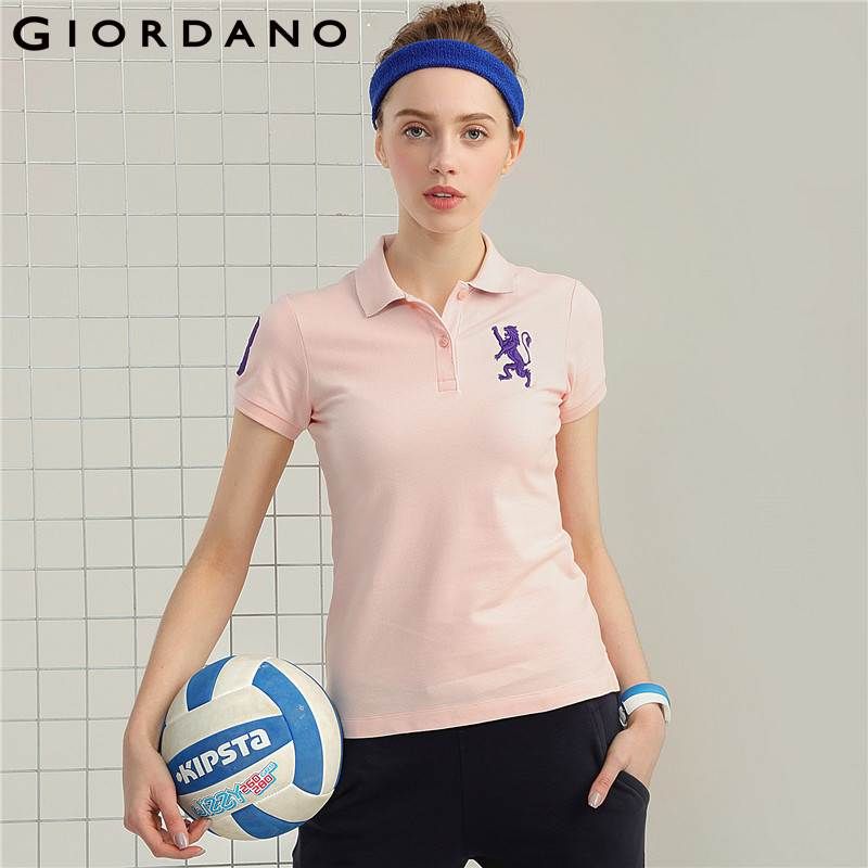 2020 Giordano Women Polo Shirt Women 
