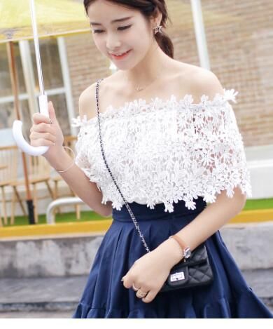 2020 New Design Womens Sexy Off Shoulder Slash Neck Short Sleeve