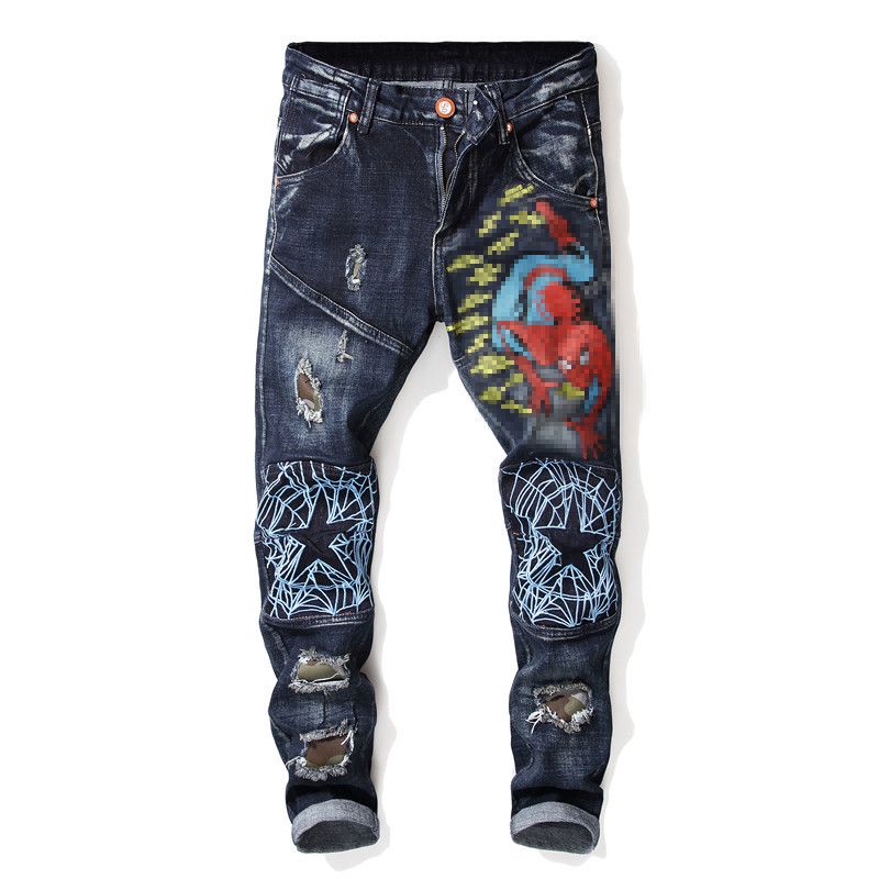 Cool Streetwear Biker Pantalones Hiphop 