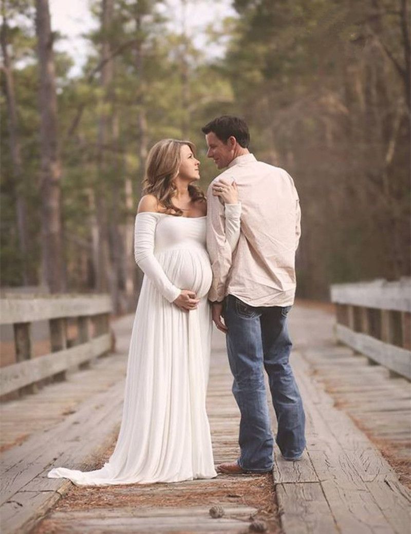 Maxi Gown Dresses Maternity Clothes 
