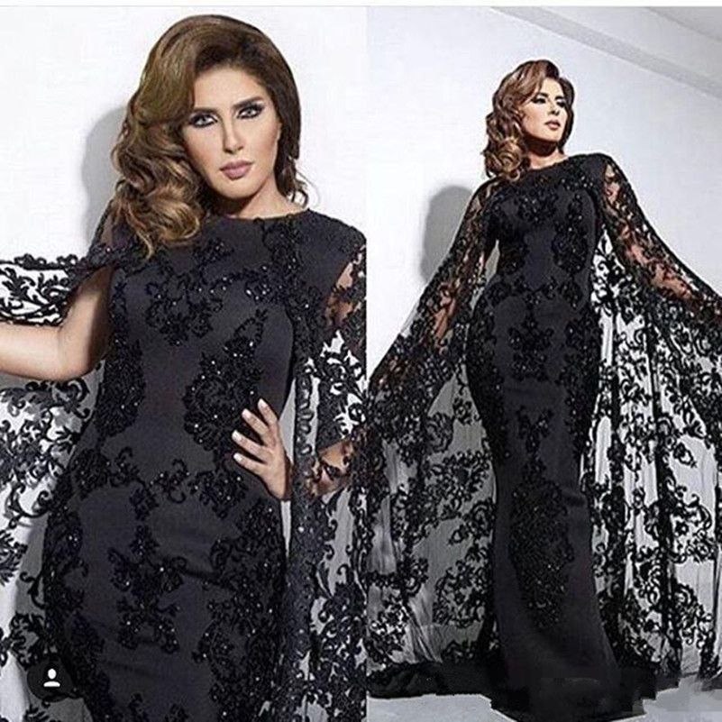 plus size evening gowns with cape