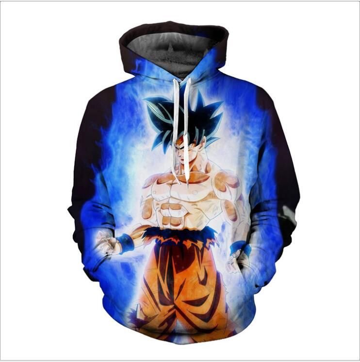 PLstar cosmos abrigos Dragon Ball Z sudadera con capucha Anime Goku con capucha 3d impreso hombres sudaderas Harajuku hombres DBZ imprimir suéteres