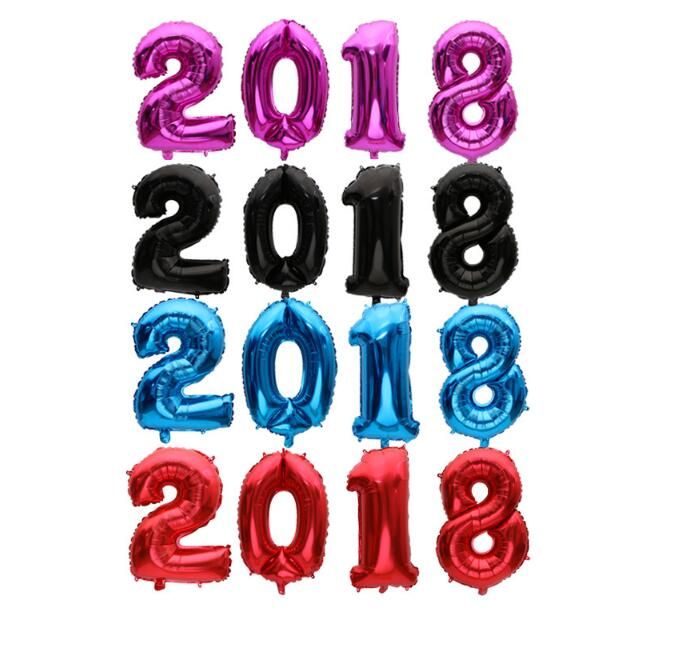 40inch Silver 2018 Number Foil Balloons 2018 Graduation Decorations New Year Eve Festival Party Supplies Wholesale Party Favors Wholesale Party Supplies From Sweety520house 4 53 Dhgate Com