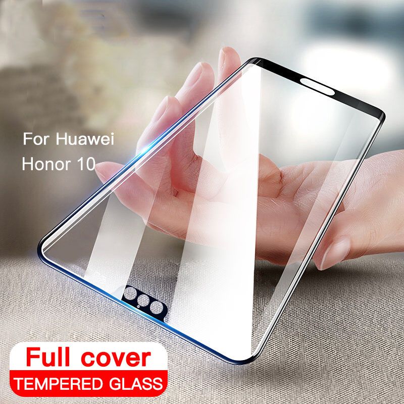 Full 3D 9H protector de pantalla de vidrio templado Cubierta Para Huawei Honor 10 sólo