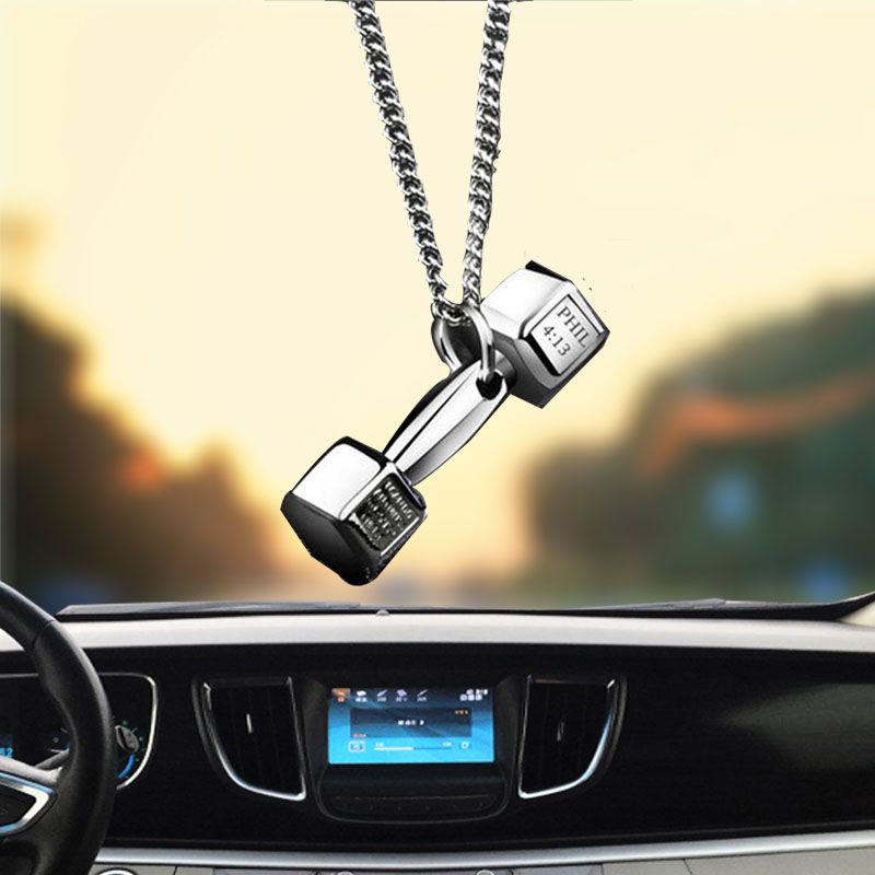Car Pendant Creative Auto Rearview Mirror Decorative Alloy