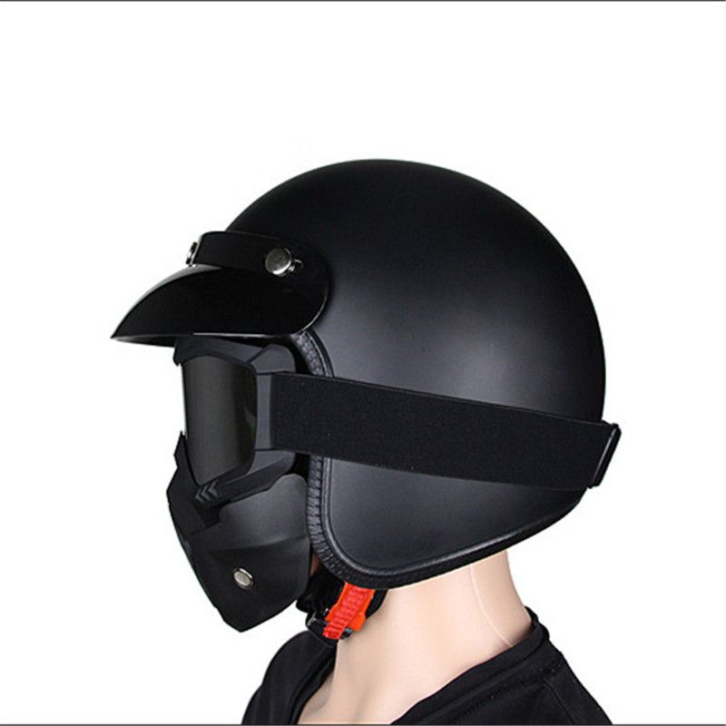 Acquista Casco Da Moto Vintage Half Face Casco Retro Tedesco Chopper  Cruiser Matte Caschi Neri Cascos PARO DOT Approval A 78,68 € Dal Mumianflo  | It.DHgate.Com