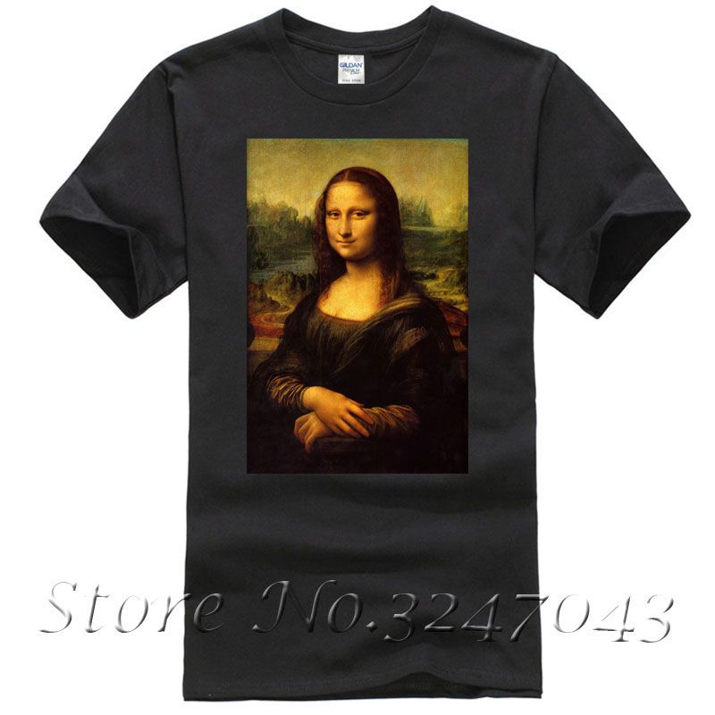 Mona Lisa La Gioconda T Shirt By Leonardo Da Vinci Mens T