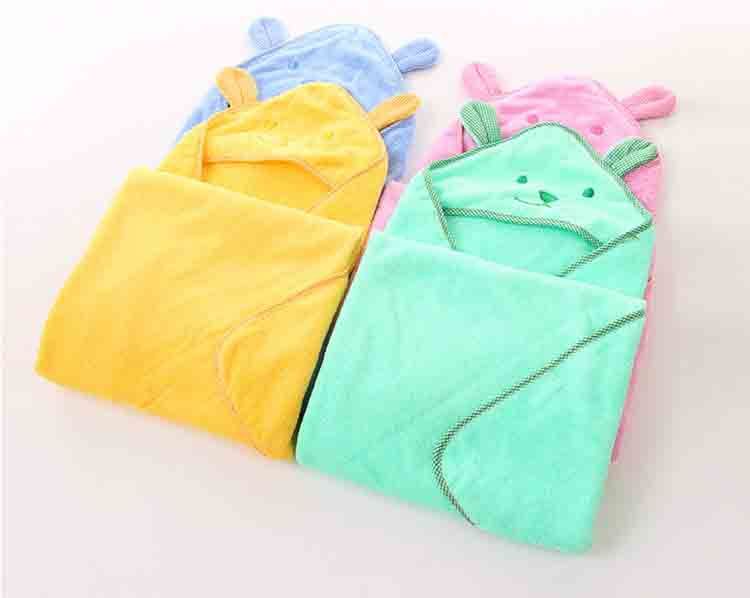 newborn baby hooded towel