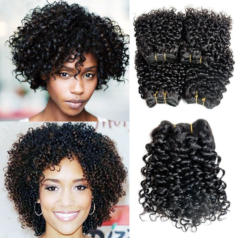 Peruvian Curly Weave 4 Bundles Unprocessed Virgin Human Hair