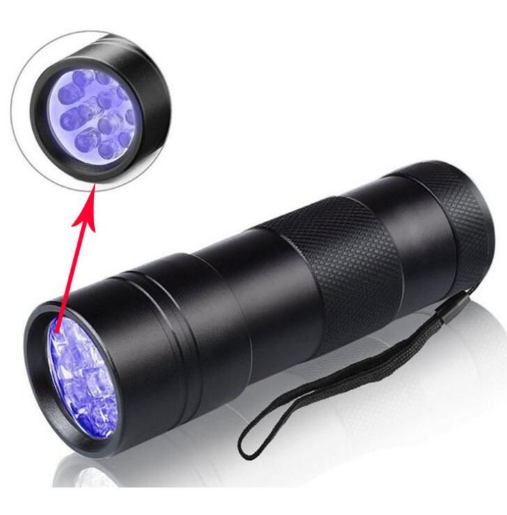 Mini portable ultra violet UV light lamp torch with LED flashlight Nice UULK