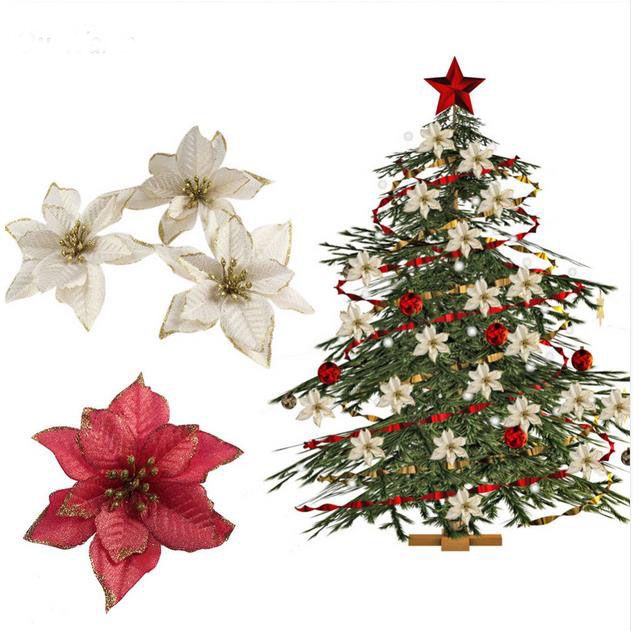 Decorazioni Di Natale.Acquista Fiori Artificiali Decorazioni Natalizie La Casa Decorazioni Lalbero Di Natale Albero Di Natale Decorazioni Di Capodanno Navidad Ga A 35 11 Dal Yuanjiu168 Dhgate Com