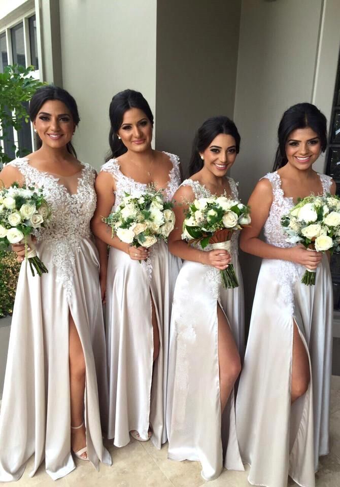 light champagne bridesmaid dresses