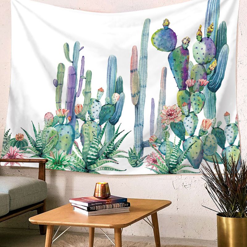 Homessa Kaktus Desenli 150x200 Dekoratif Modern Hali Trendyol