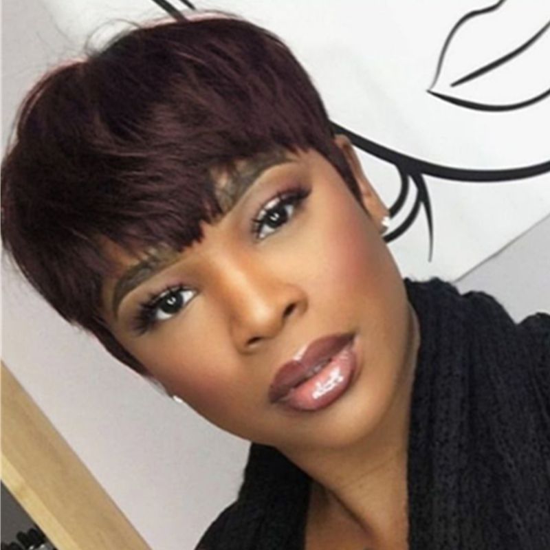 pixie cut black women