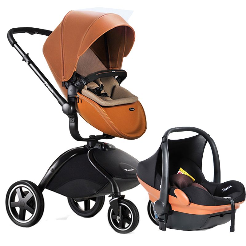 leather stroller and carseat